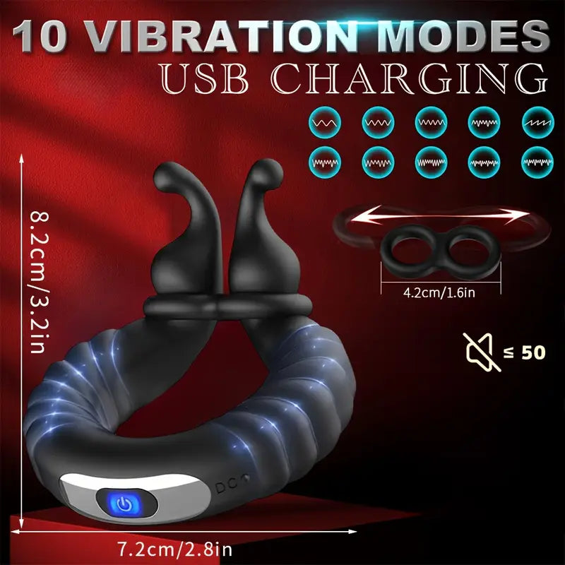 VibeLock Intense Bunny Penis Ring π₯