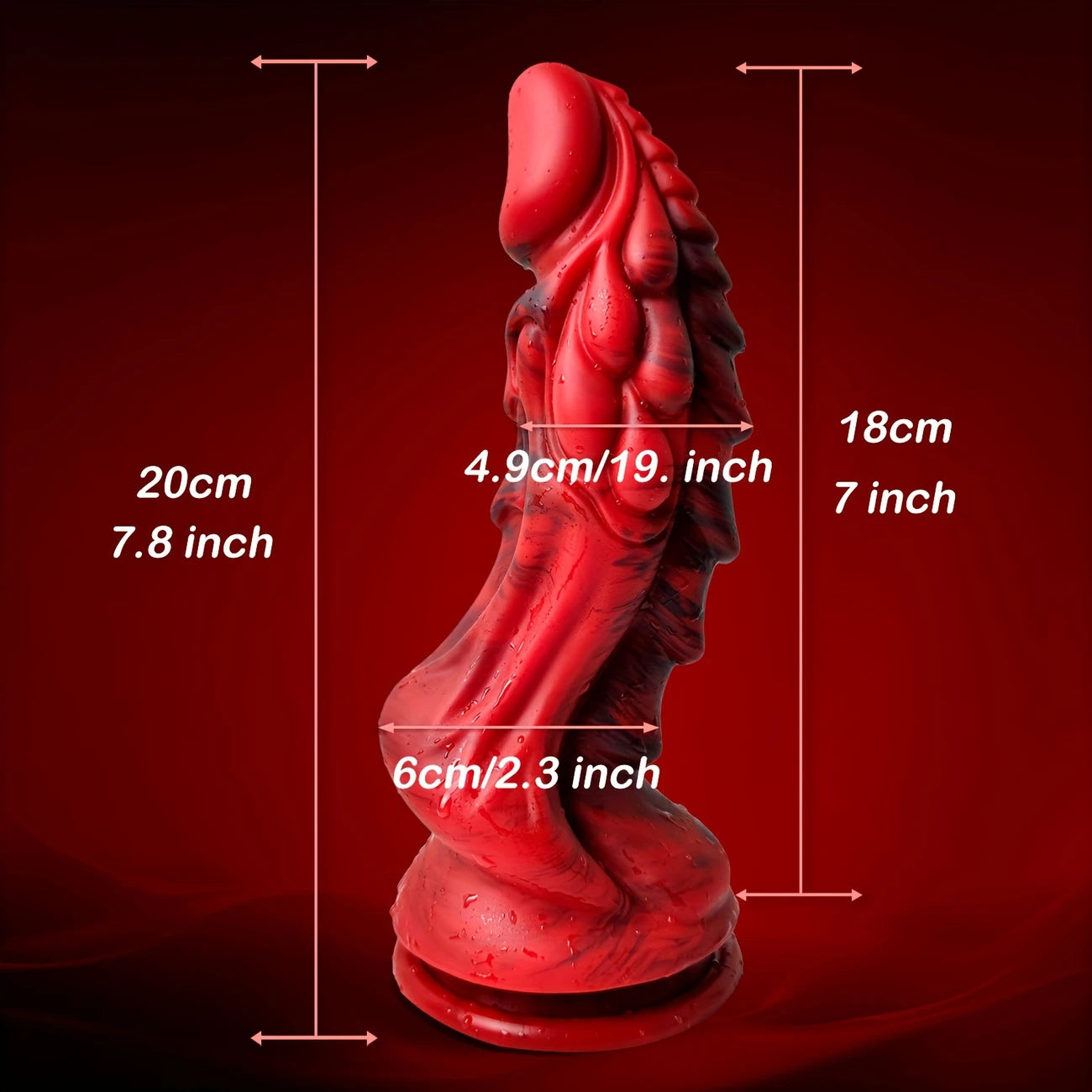 ColorMist Ripple Dildo – Ultra-Ridged Silicone with Suction Base 🌈💦✨
