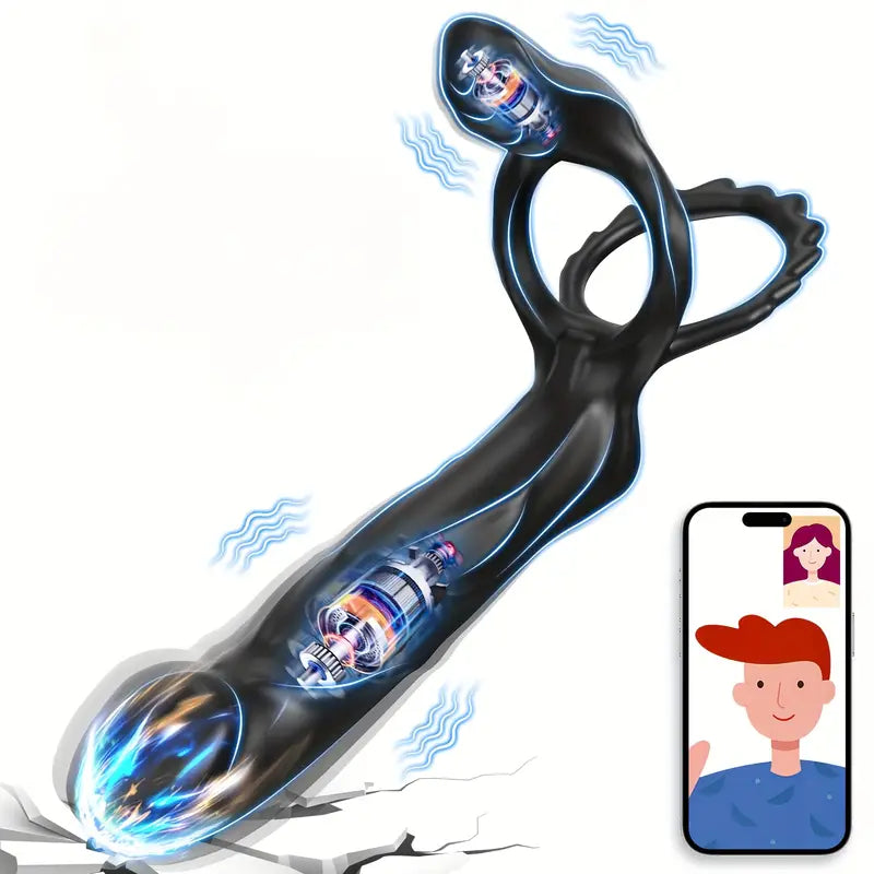 Midnight Surge App-Controlled Prostate & Cock Ring 🍆📱🔥