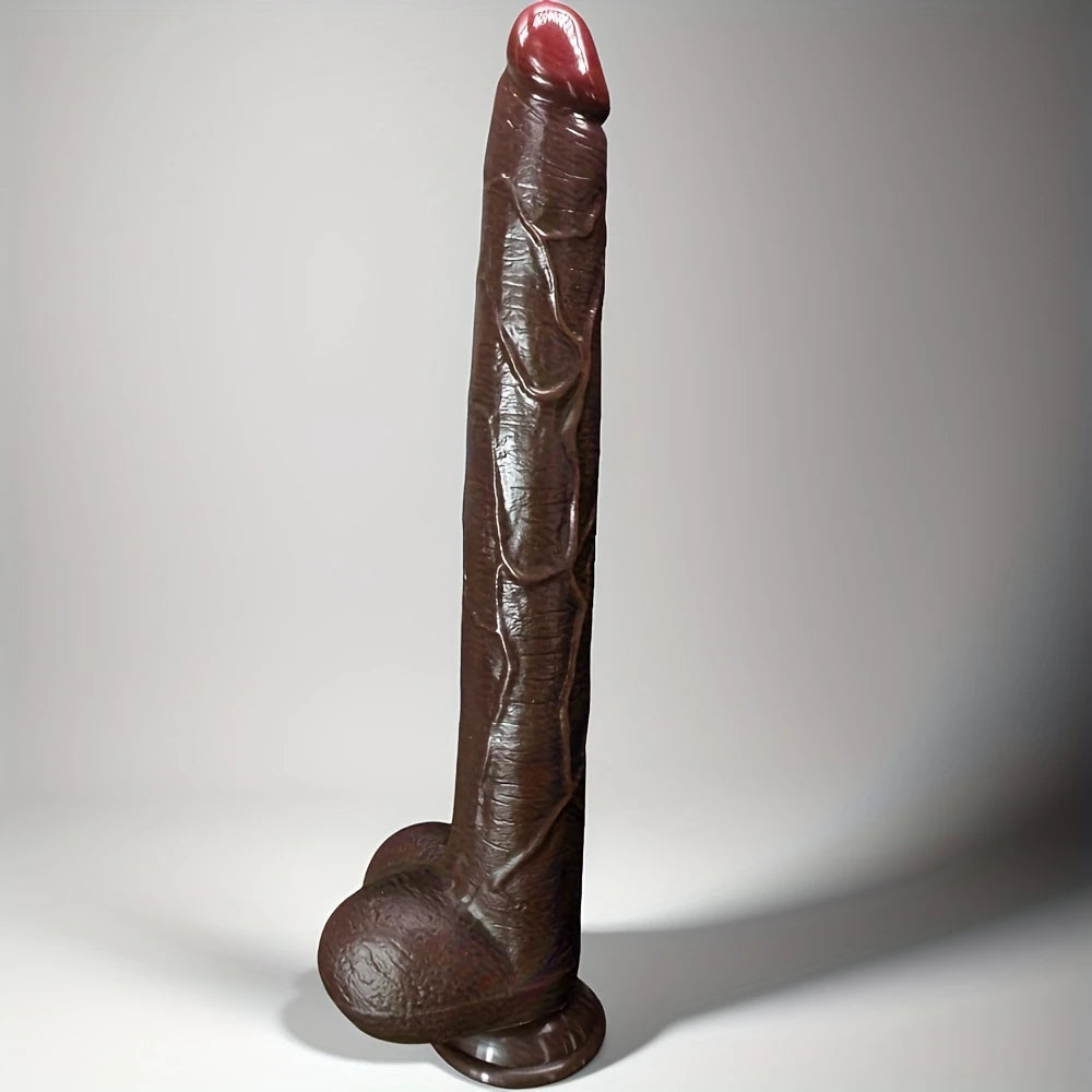 BlackTitan X – Giant Realistic Dildo for Stretch Kings & G-Spot Slayers 🖤🍑💣