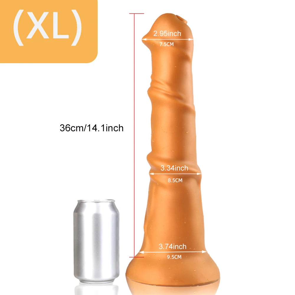 GirthKing XL Suction Dildo ππͺπ₯
