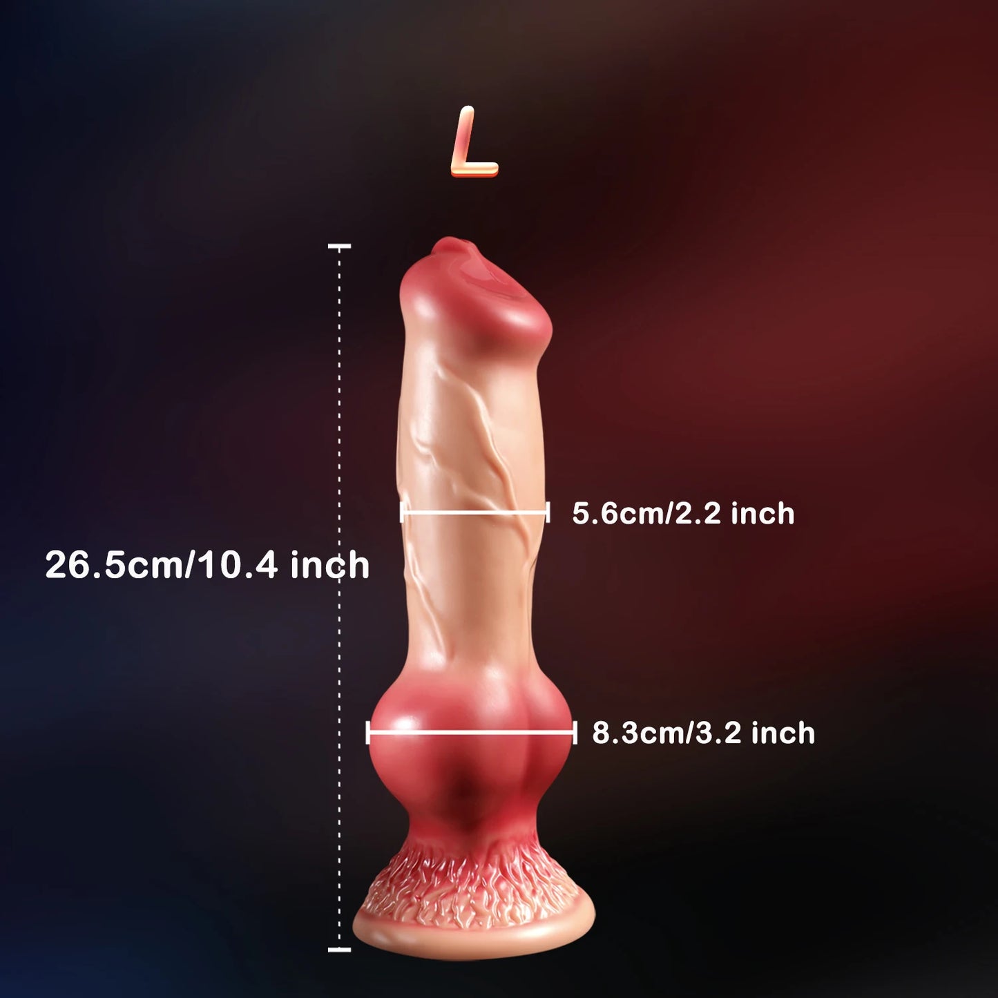 KnotRush XL Suction Dildo 🔥💦💪