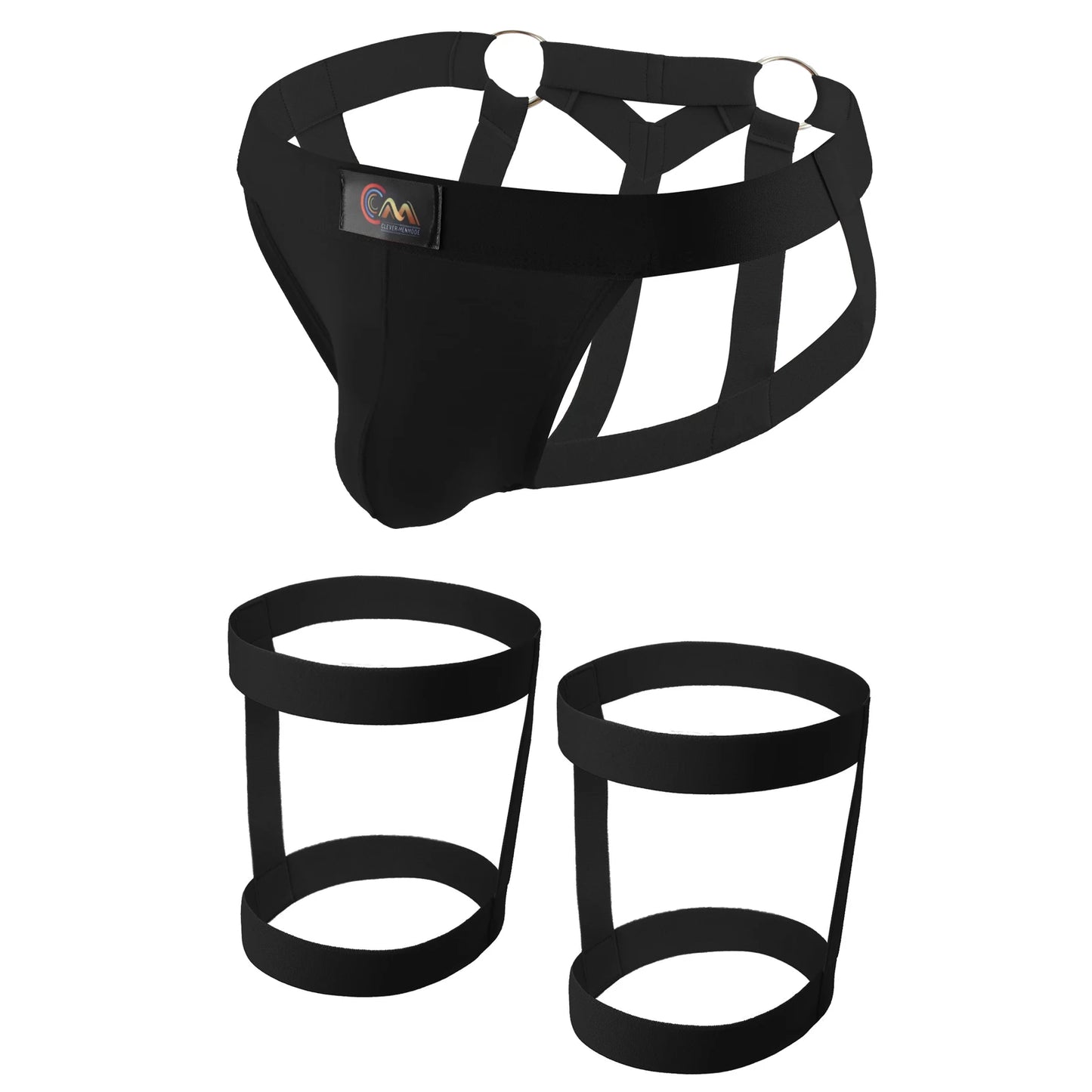 Grip & Garters – Bulge Pouch T-Back Jockstrap Edition 🖤💥