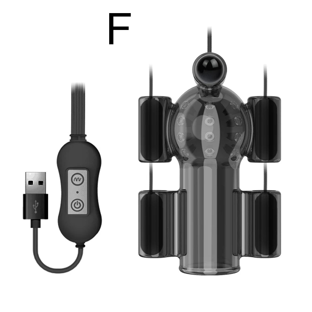 GlansX Dual-Rotor Vibrating Ring – 20-Speed Pleasure Trainer for Men 🔥💪💦