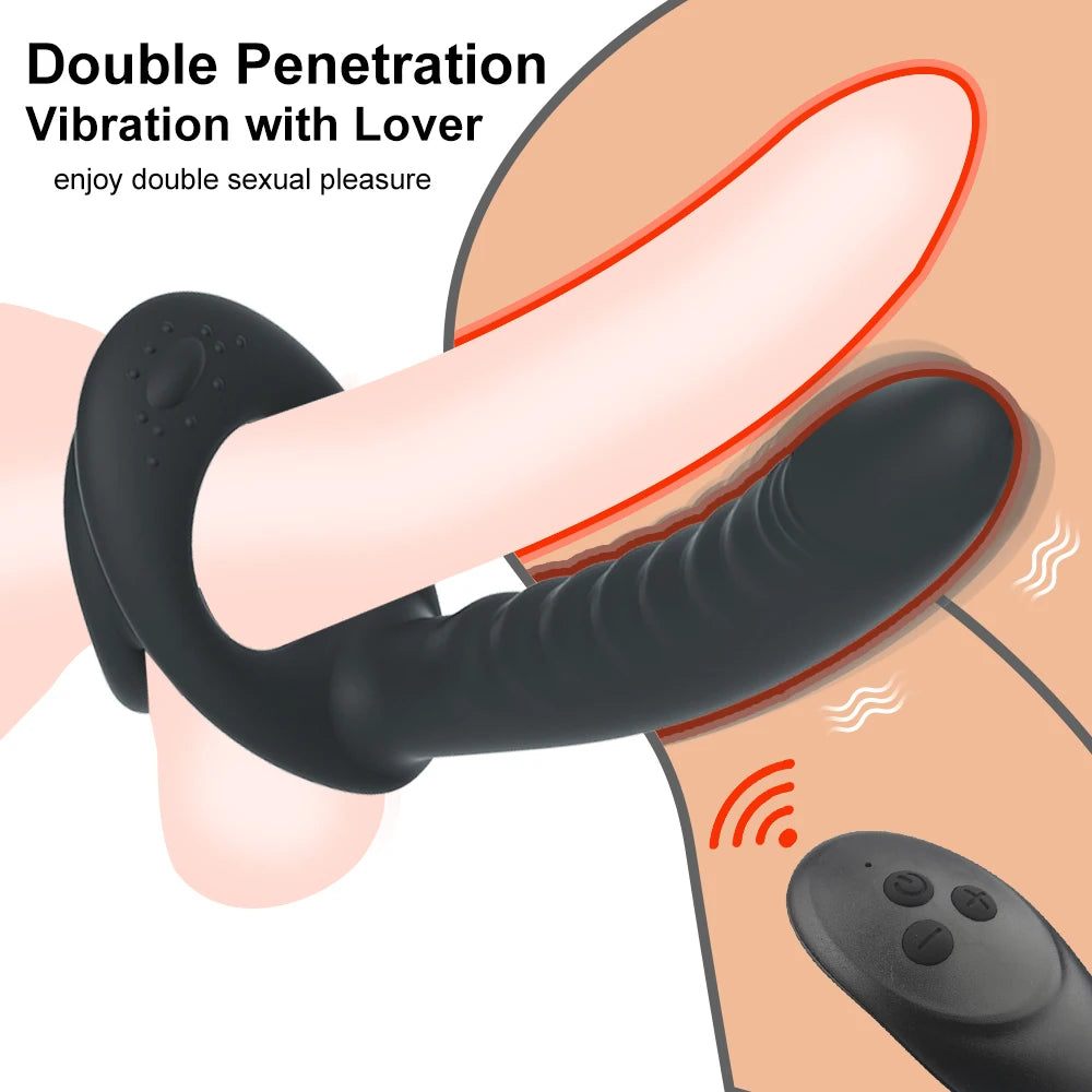 TwinDrive – Remote-Controlled Dual Ring Vibrator 💥🔄