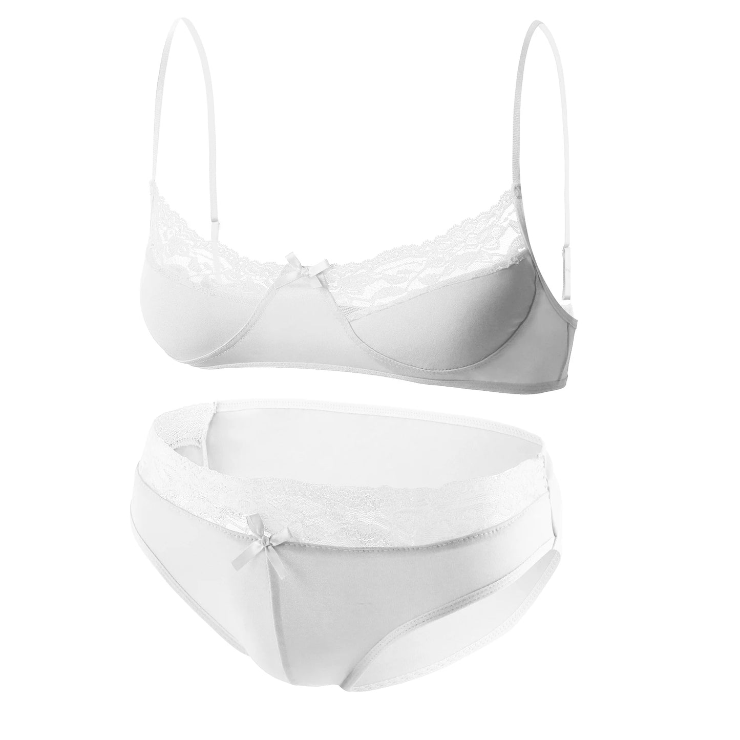 SoftWhimsy Lace Bra & Panty Set β Sissy Edition π