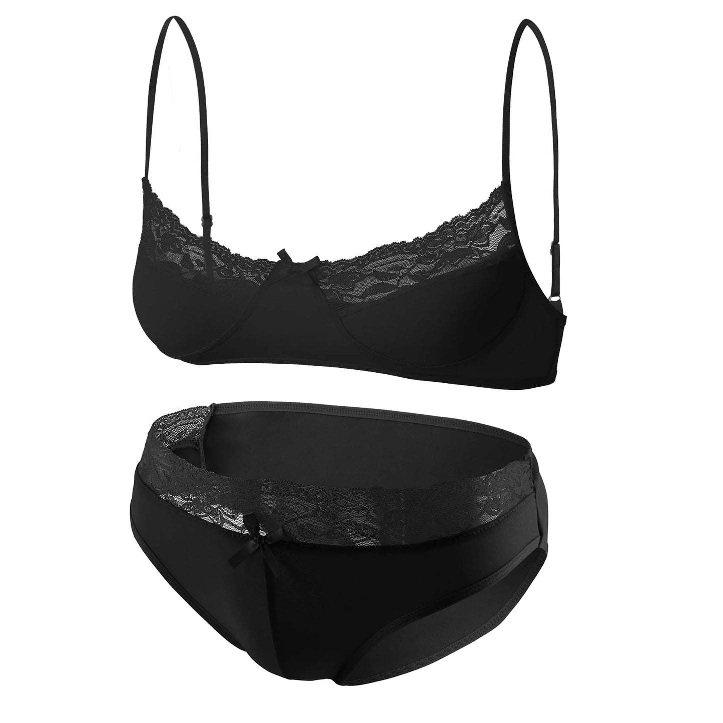 SoftWhimsy Lace Bra & Panty Set β Sissy Edition π