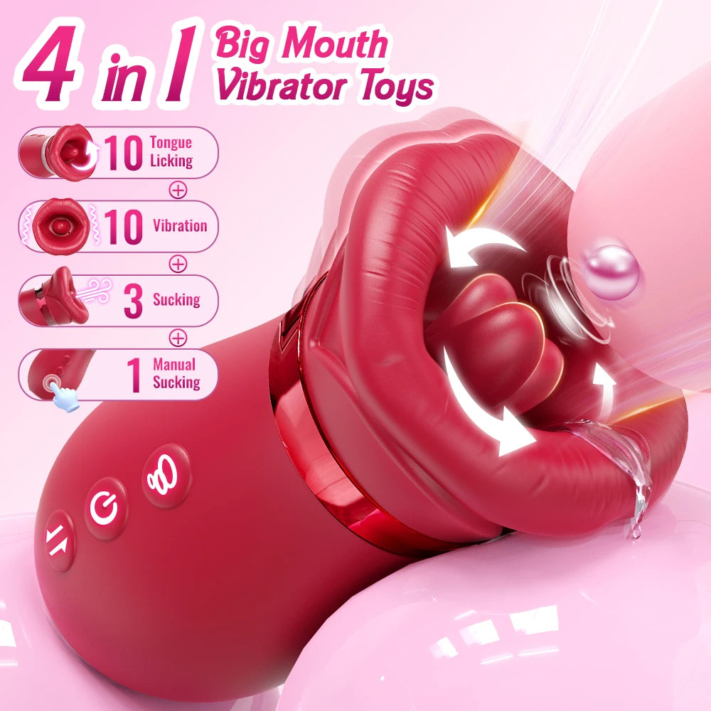 4-in-1 Pleasure, One Powerful Mouth 💦🌹