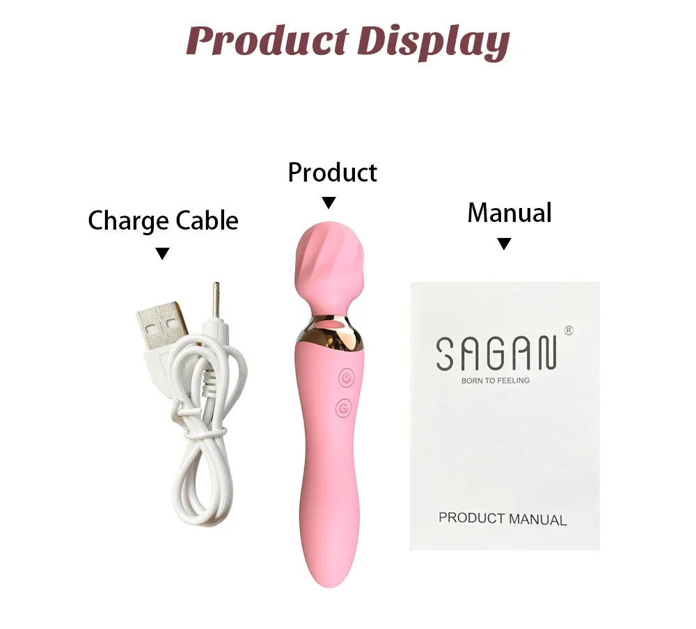 VelvetPulse Mini Wand Massager 💓✨