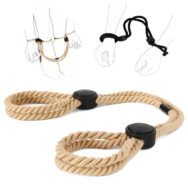 TwistBind Soft Rope Handcuffs 🪢