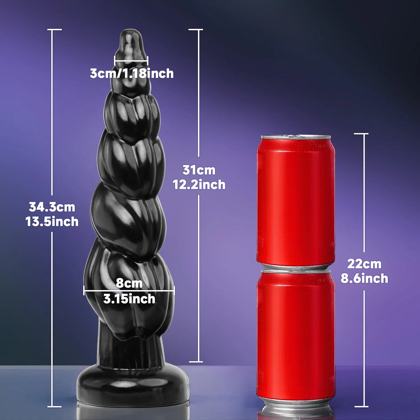 SpiralMaster Deep Drill Anal Plug 🖤💥🍑