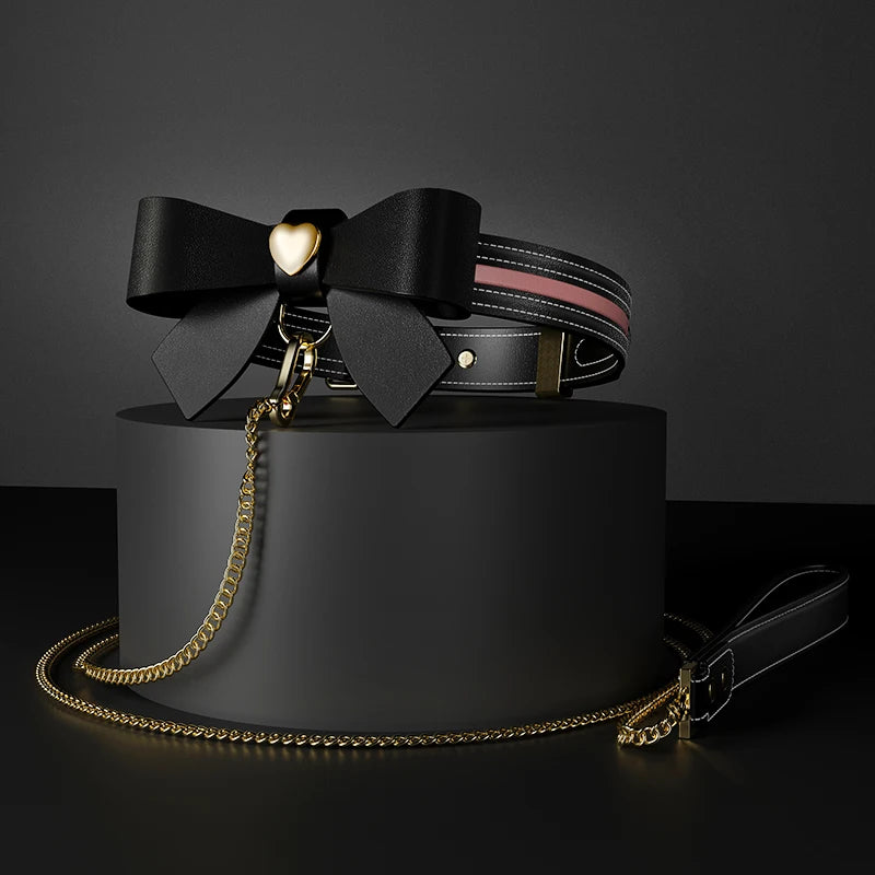 Sevanda BowTied Obey Collar 🖤