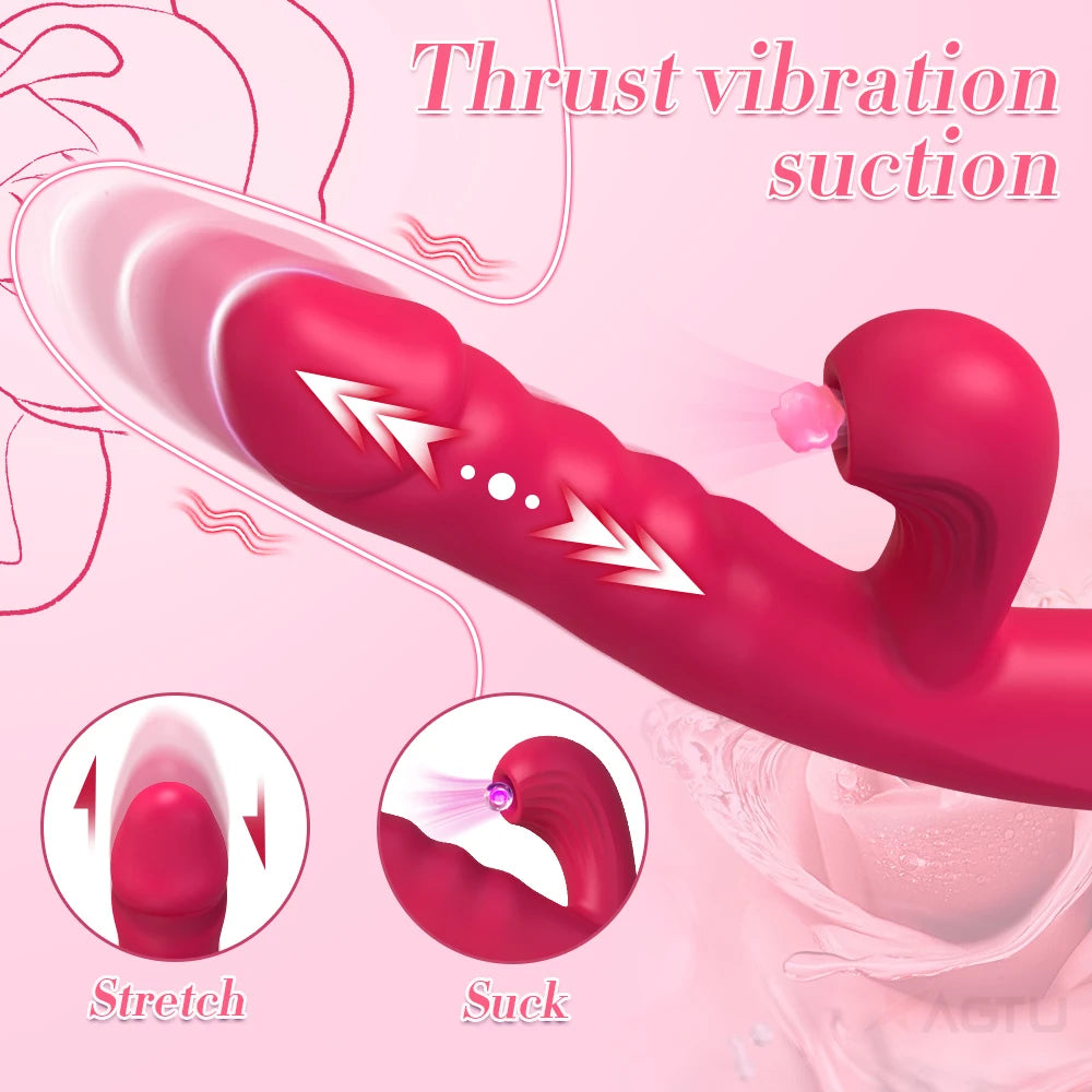 Twist & Tease β Dual Action Rotating Clit Sucker + G-Spot Vibrator ππ₯
