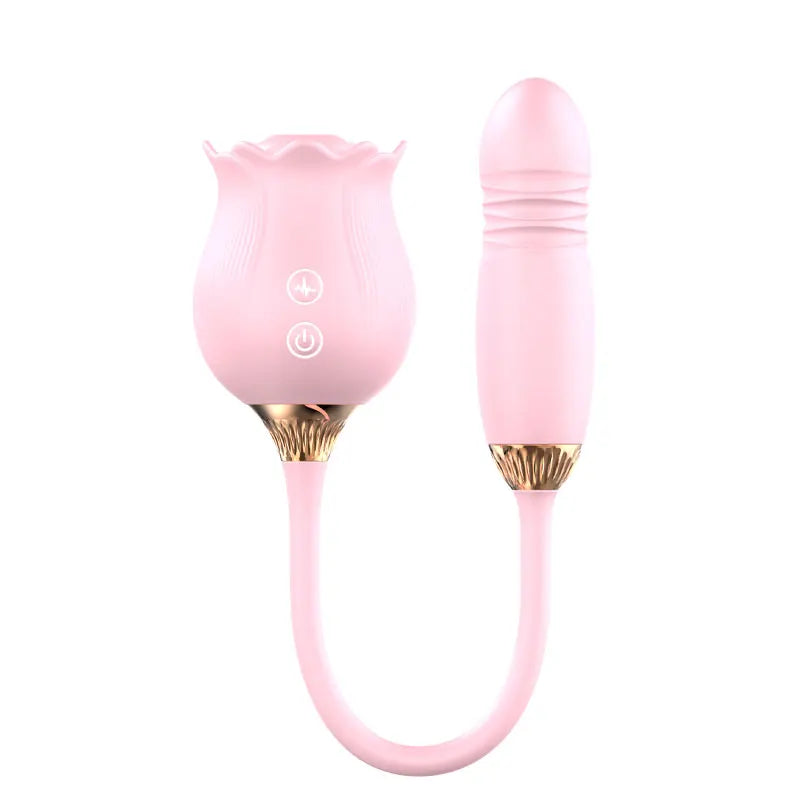 BlushBloom 2-in-1 Rose Vibrator 🌹💓💦