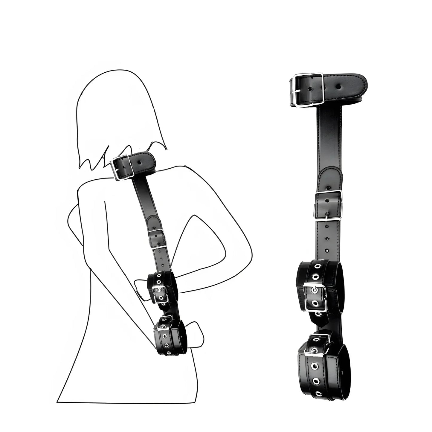 Restraint Collar & Cuff Harness Set 🔗