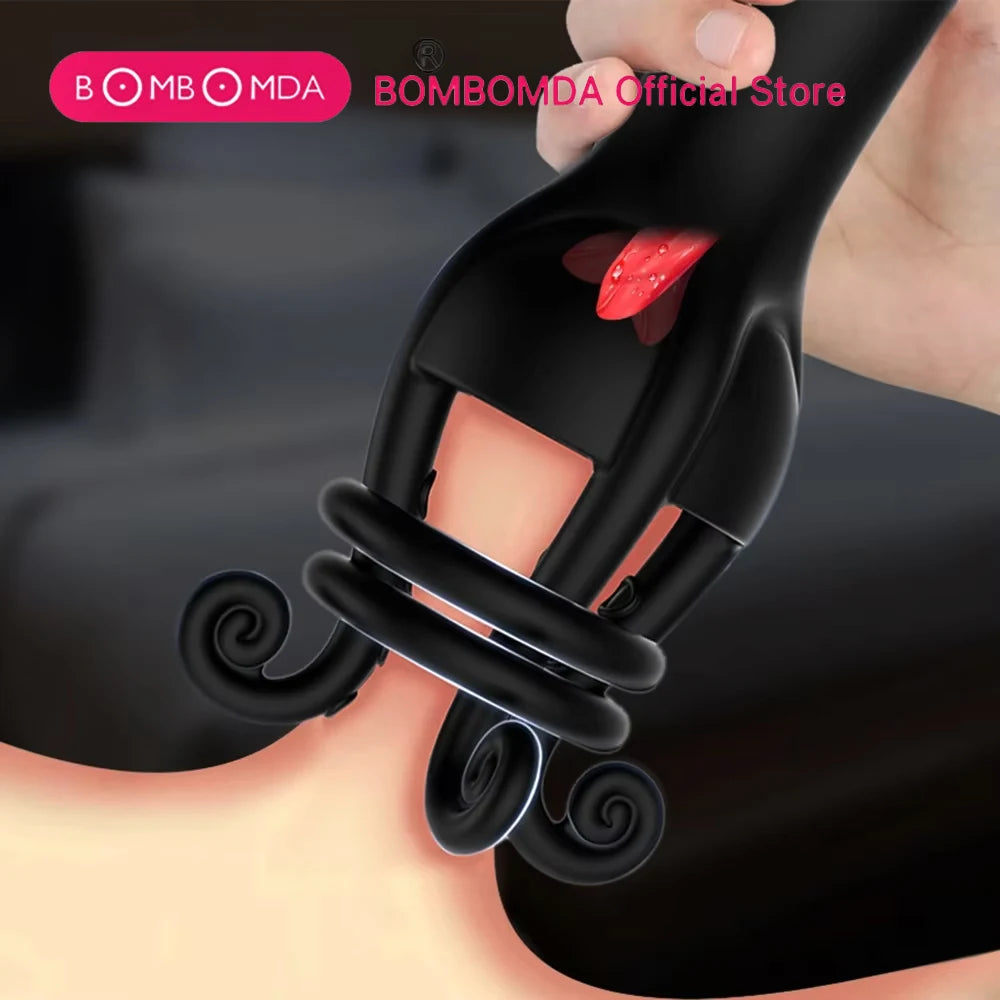VibeWrap Glans Trainer β Vibrating Penis Ring Stimulator π₯ππ