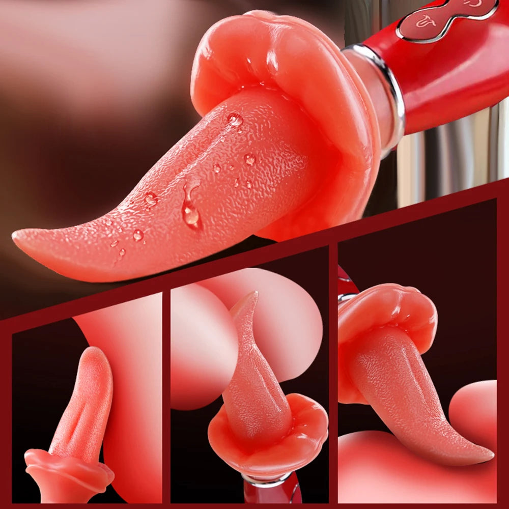 LushLick Realistic Tongue Vibrator ๐ฆ๐