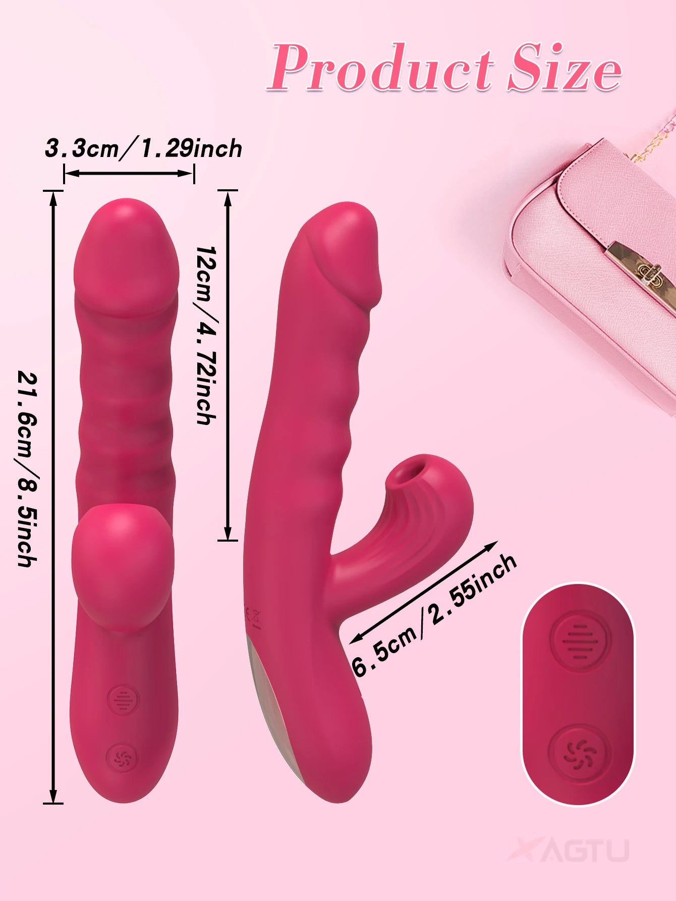 Twist & Tease β Dual Action Rotating Clit Sucker + G-Spot Vibrator ππ₯