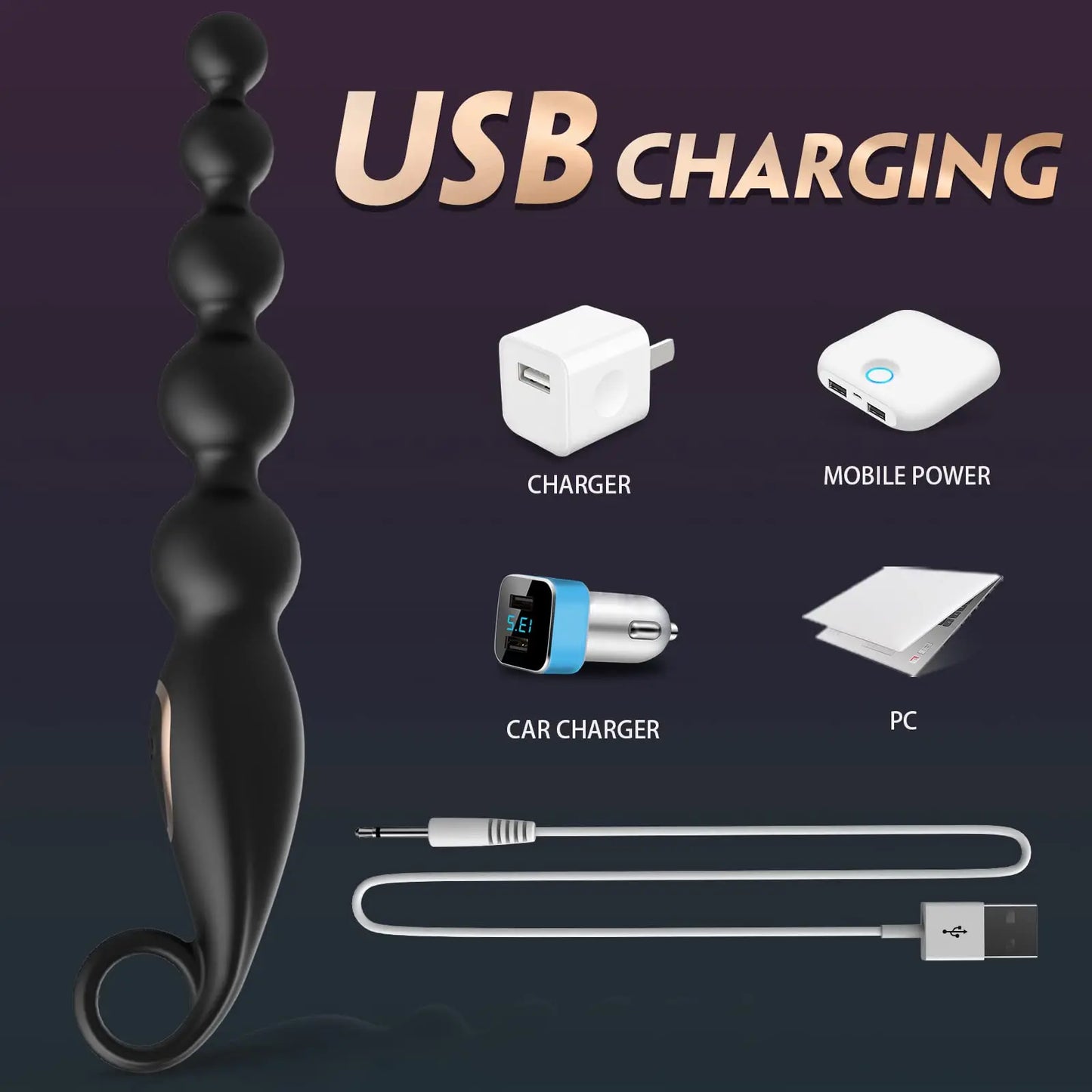 RippleRush β Vibrating Beaded Plug for Rolling Backdoor Bliss π€ππ¦