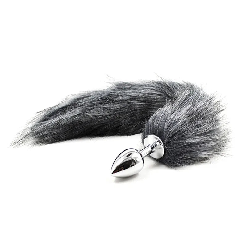 FoxyTamer β Classic Metal Plug with Realistic Tail Tease π¦ππ₯