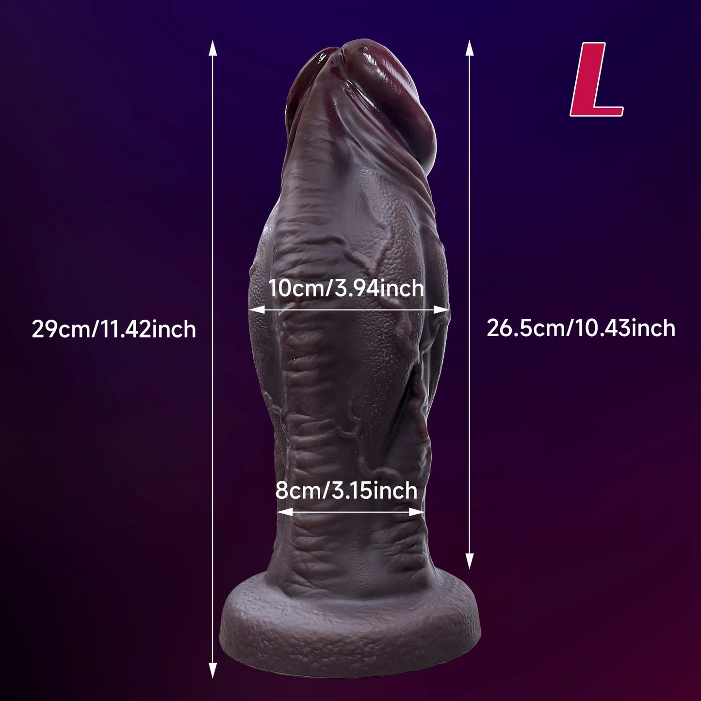 PlumBeast X – Ultra-Thick Veined Dildo with Suction Cup & Stretch Impact 🍇🔥💪