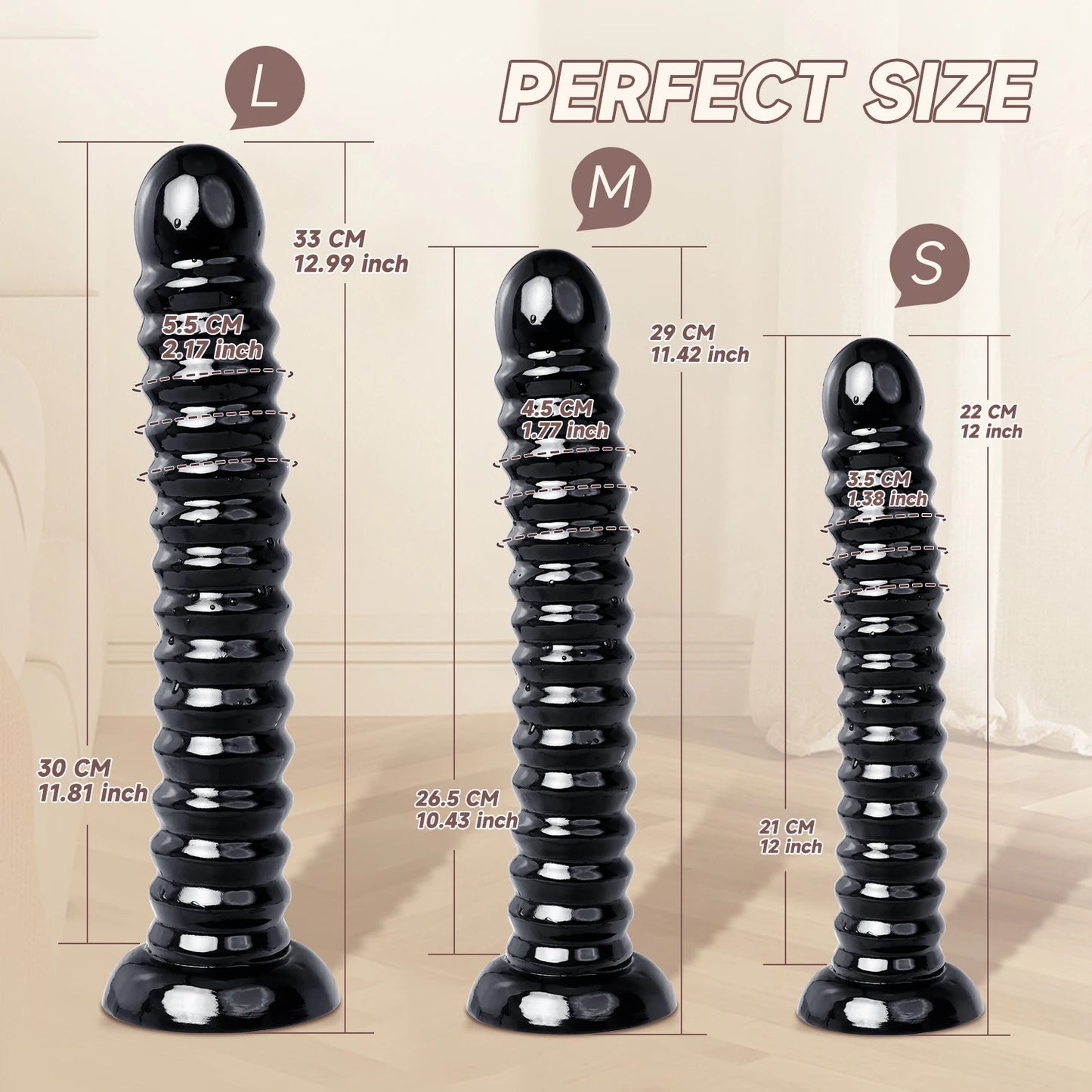 Ribbed DepthMaster XXL Suction Plug 🖤🔥💦