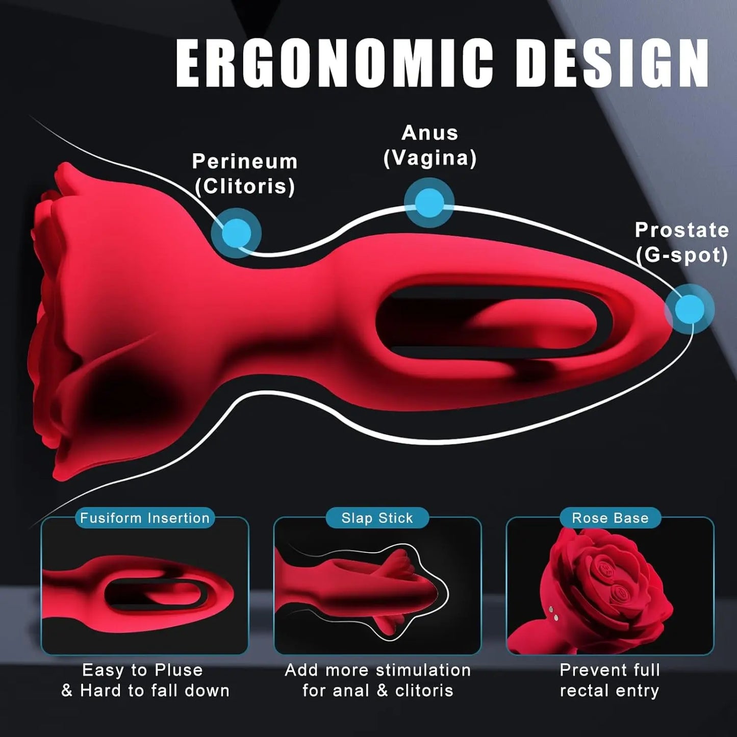 RoseThrob β Vibrating Flower Plug for Girls Who Bloom Wild πΉππ