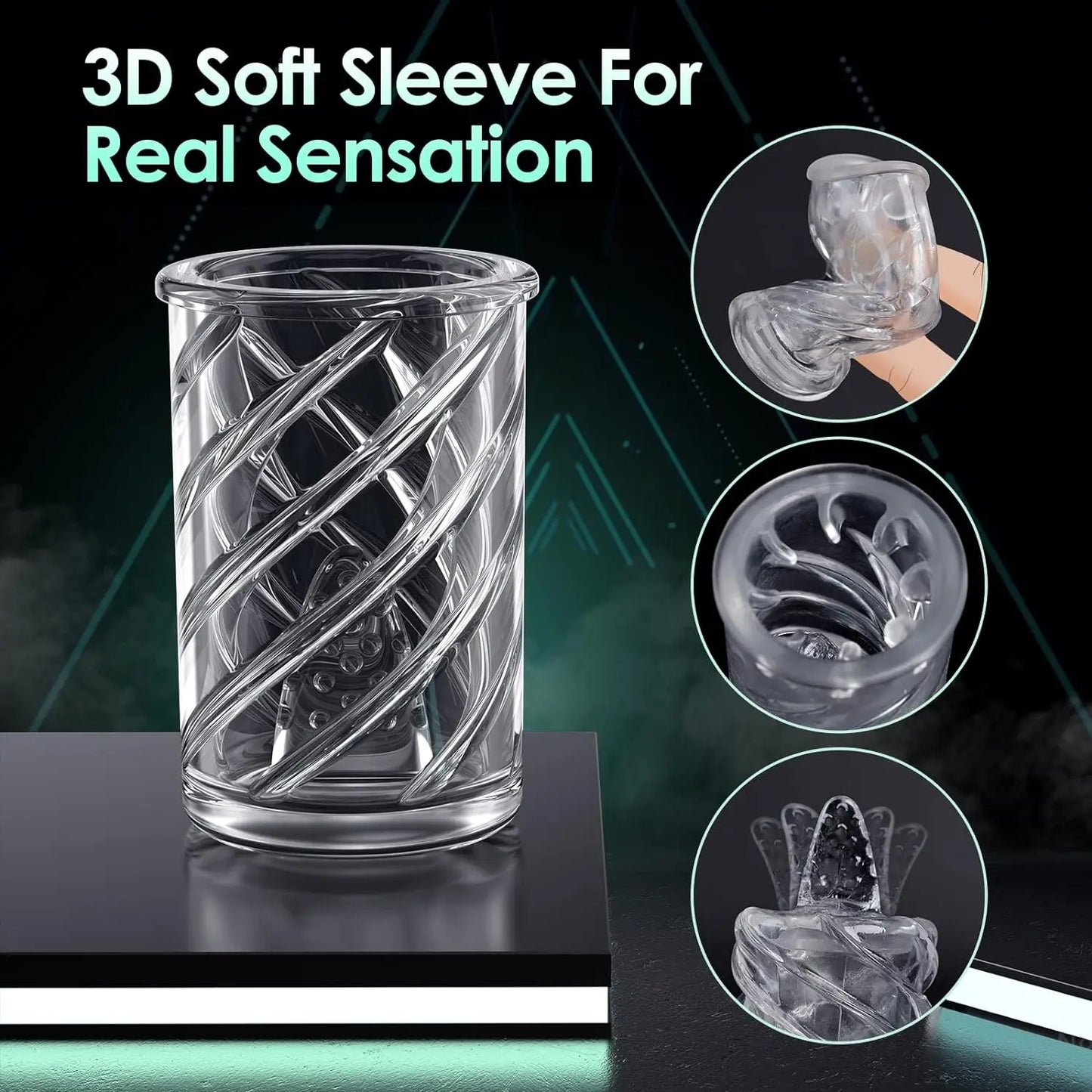 AquaTwist 360Β° Rotating & Sucking Stroker ππ§