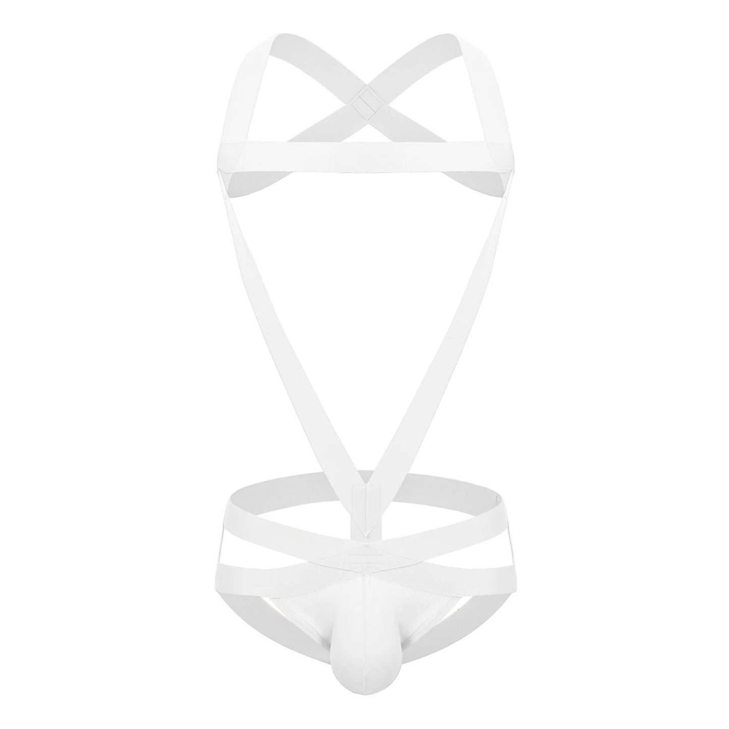 Obey Me Bodysuit – Strappy Jock Edition 🔥🕸️