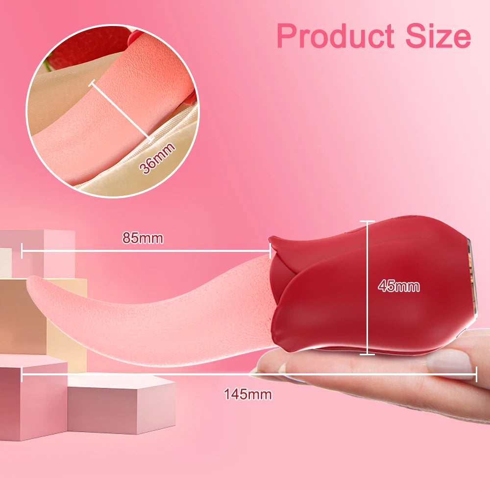 RoseLick Tongue Vibrator πΉπ¦