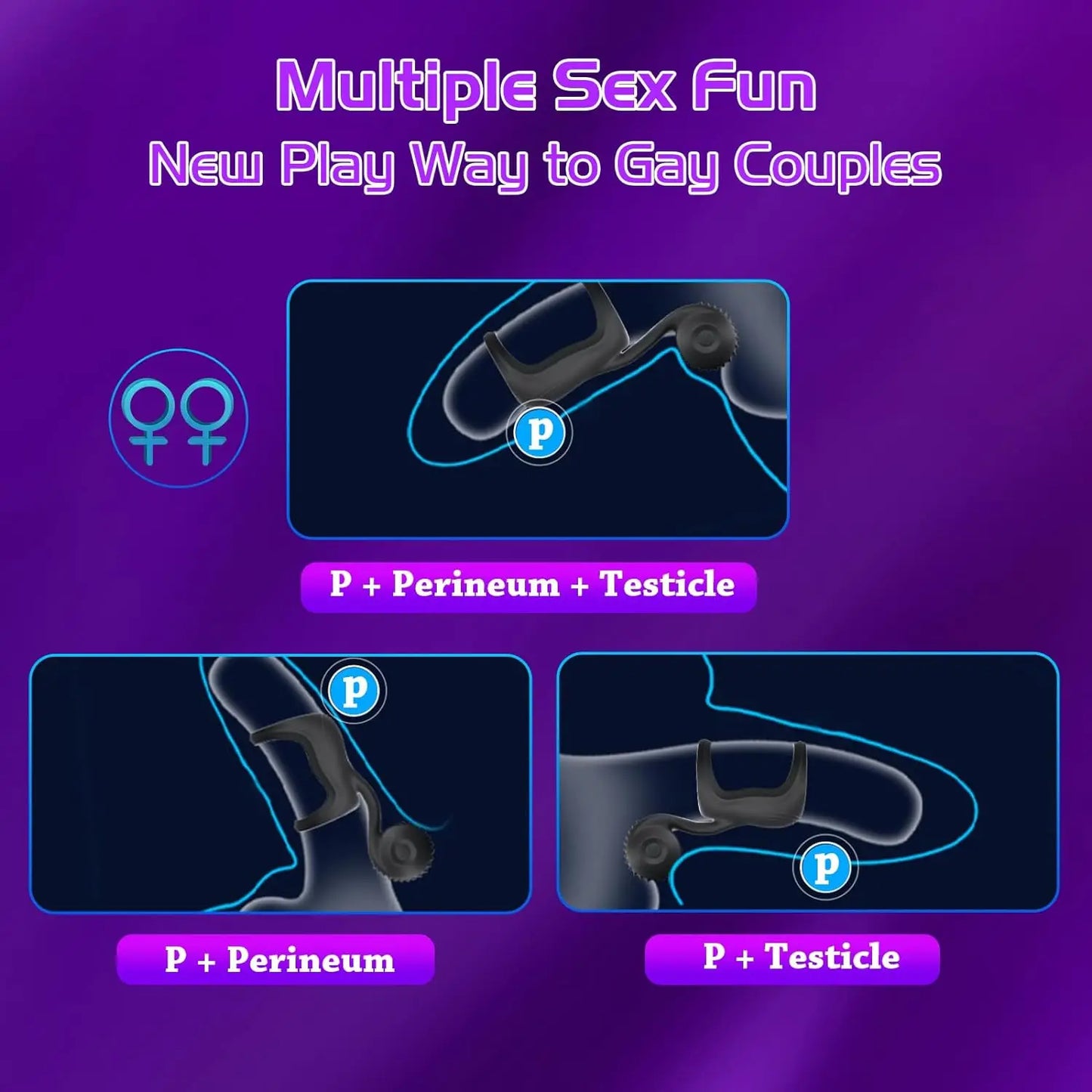 TurboGrip 2-in-1 Vibrating Cock Ring 🔥