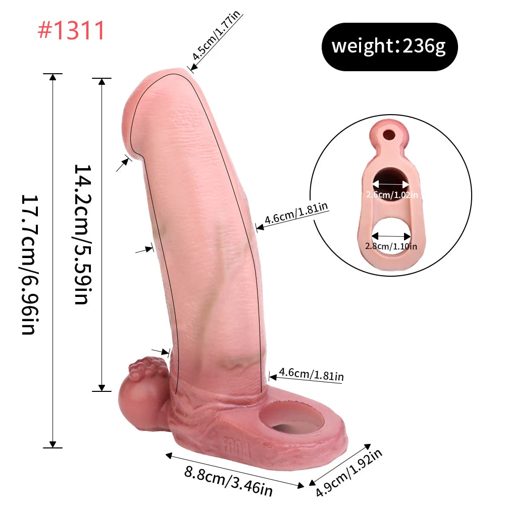 MegaGrip – Thick Boost Vein Sleeve with Ball Harness