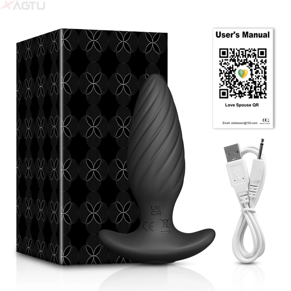 VibeCommand β App-Controlled Spiral Butt Plug for Couples & Solo Play π±ππ