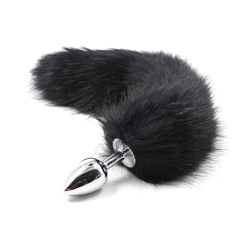 FoxyTamer β Classic Metal Plug with Realistic Tail Tease π¦ππ₯