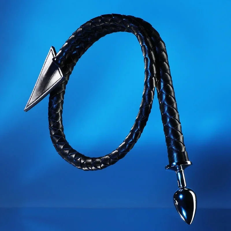 Devilโs Tail Metal Whip Plug ๐ค