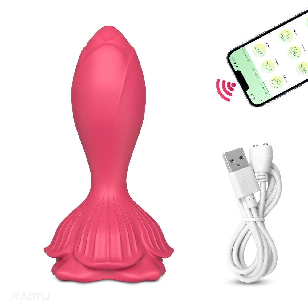 Obsidian Tease – Silicone Anal Plug with Rippled Stretch 💎🔥