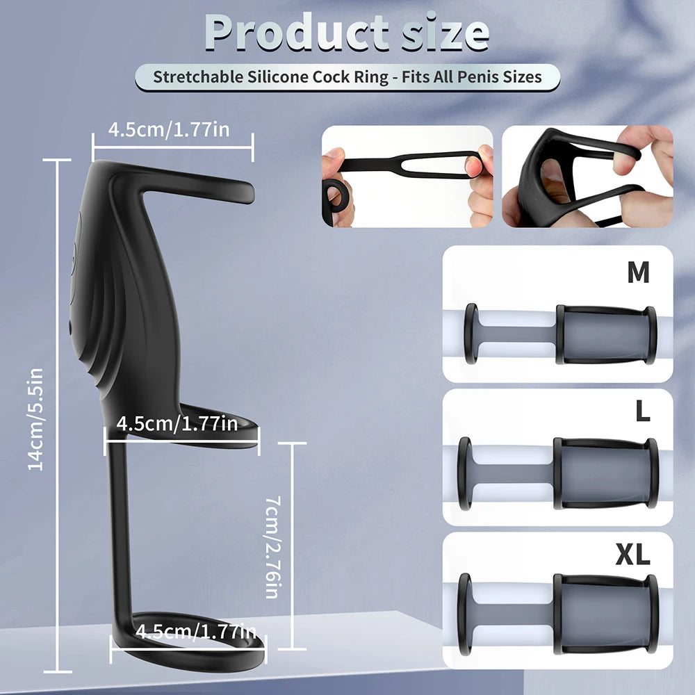 PowerLock 3X App-Controlled Triple Cock Ring 💥🚀