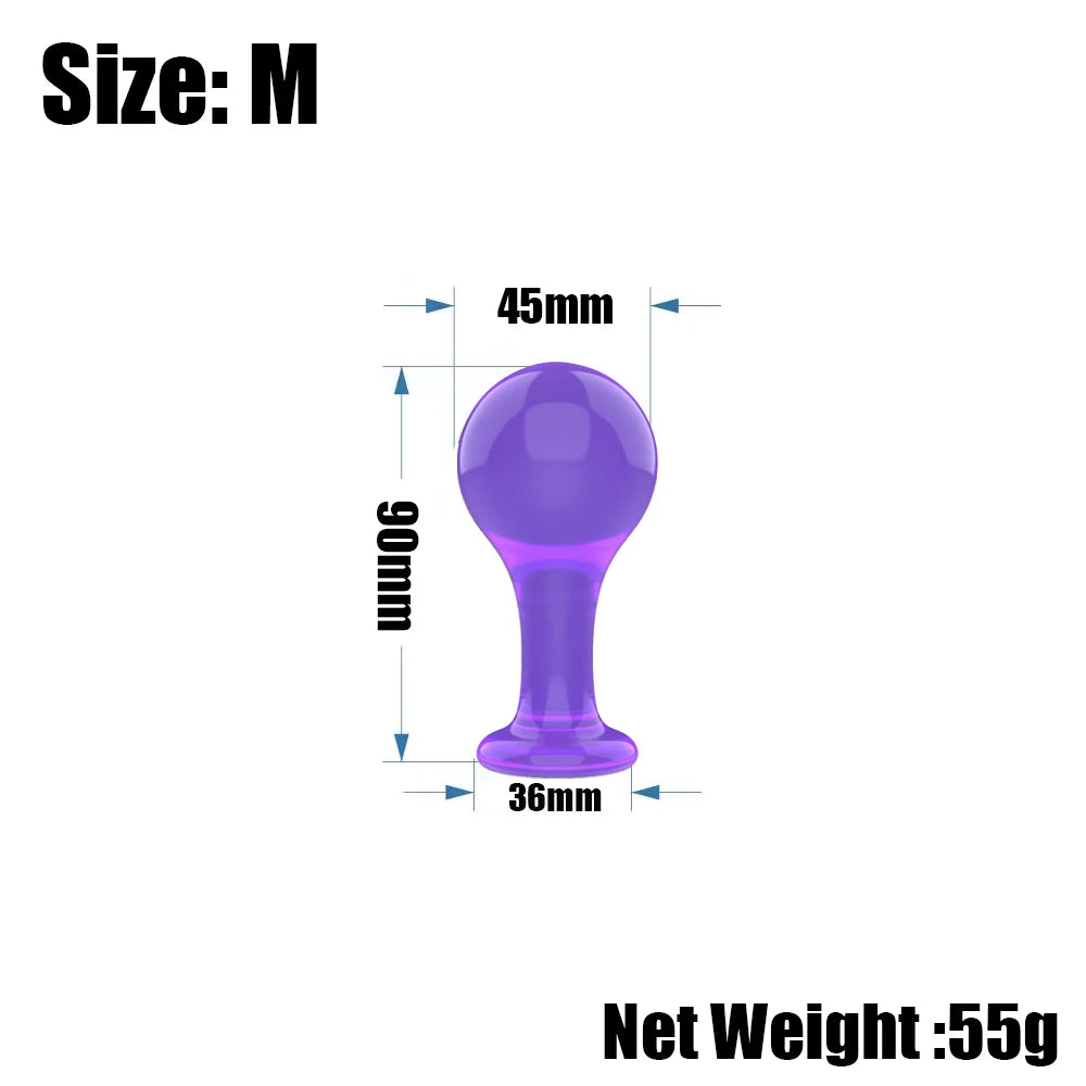 BubblePlug Ball β Soft Silicone Butt Plug & Prostate Massager ππ§π₯