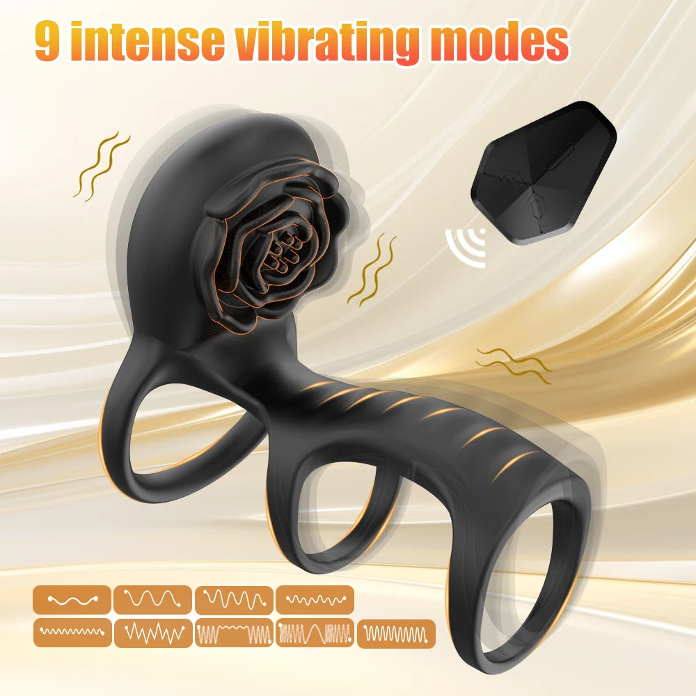 RosePulse Pro โ Dual-Motor Cock Ring with Remote & App Control ๐น๐ฑ