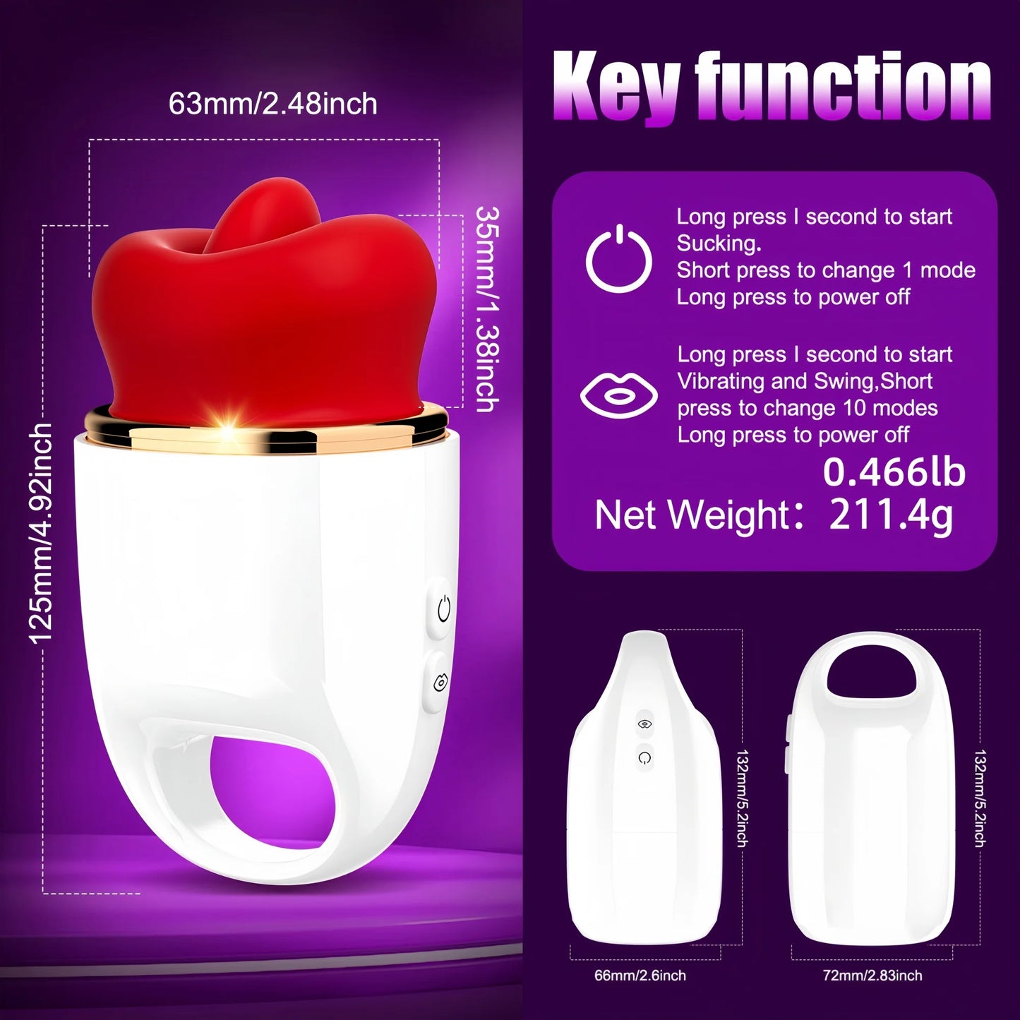 LickBloom 4-in-1 Oral Simulator