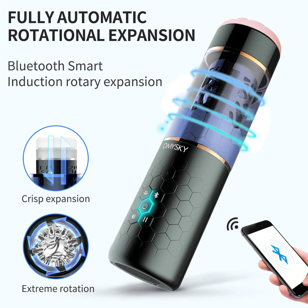 TwistMaster Bluetooth Rotating Stroker😈💦