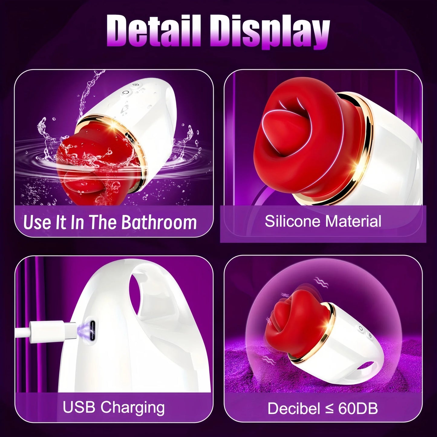 LickBloom 4-in-1 Oral Simulator