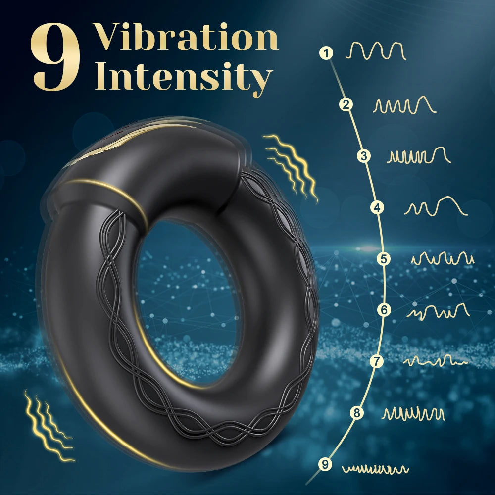 PulseTime Delay Vibe Ring β Intense Vibrating Cock Ring for Men πͺβ±οΈ