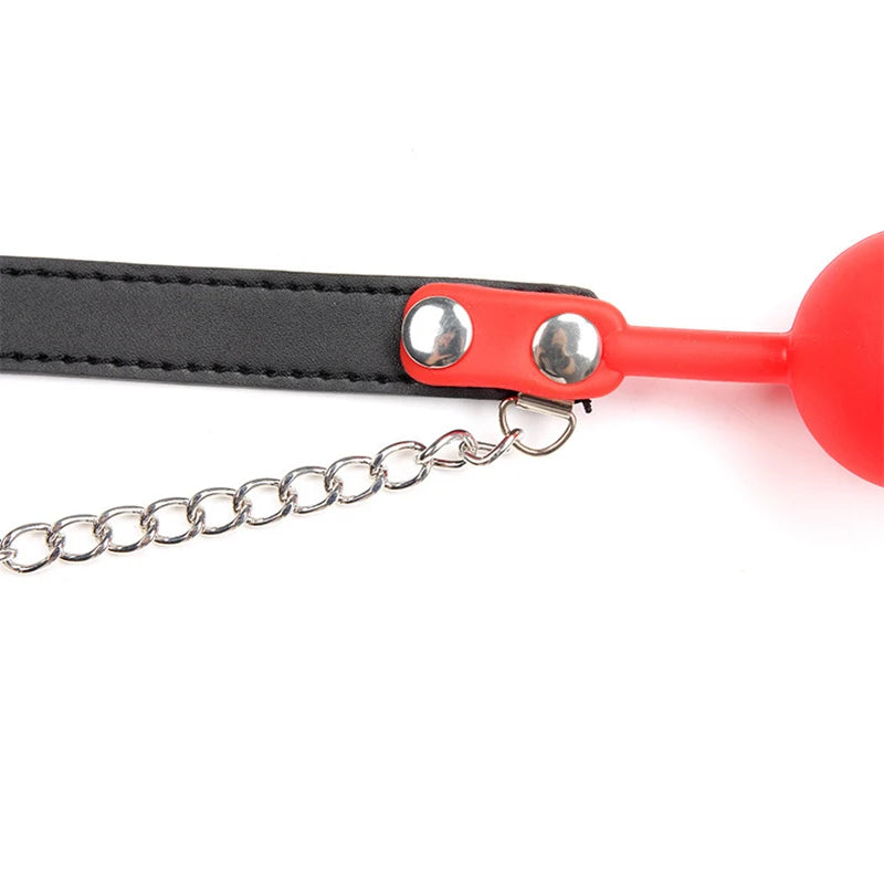 ObeyMe Ball Gag with Nipple Clamps ๐