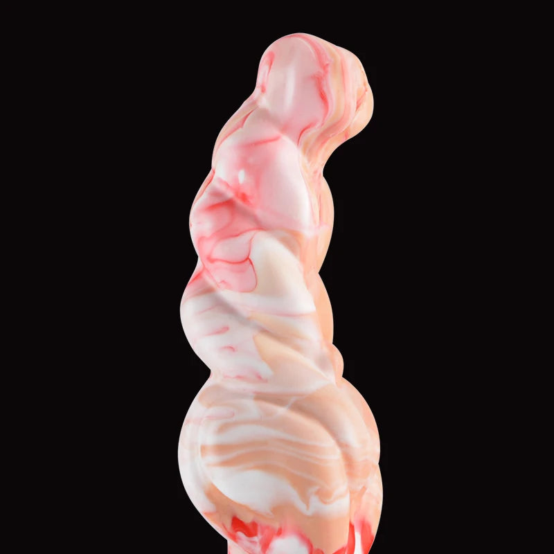 TwistBeast X – Monster Spiral Dildo with Suction Base & Stretch Challenge 🐍💦🔗