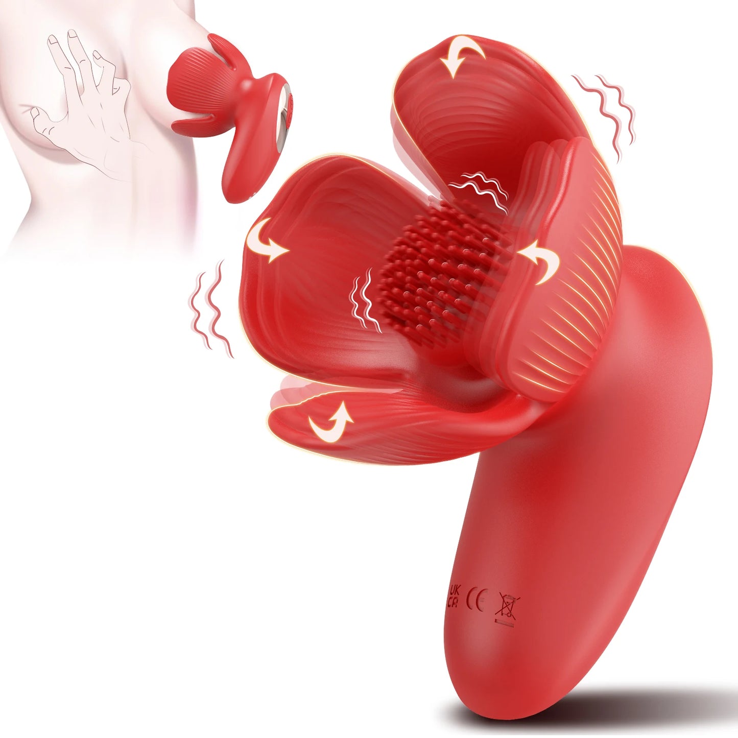 Petal Grip Breast Massager 🌸💓