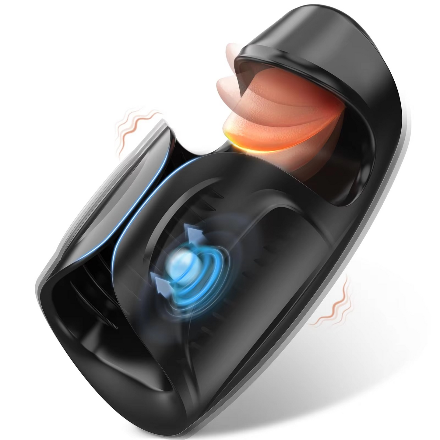 TongueTamer X – 2-in-1 Licking & Tapping Glans Vibrator for Intense Edge Training 🍒⚡🌀