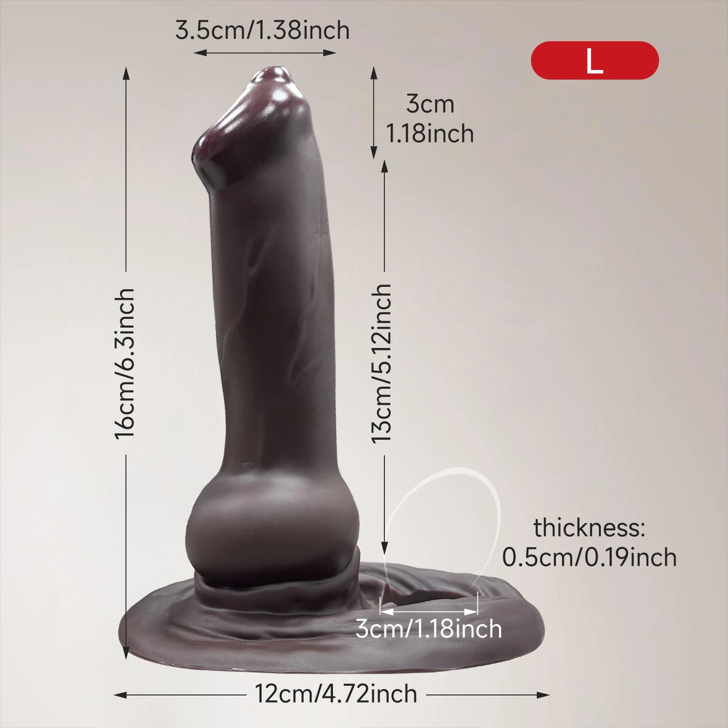 DeepStretch Supreme Cock Sleeve with Testicle Harness 🍫🔥
