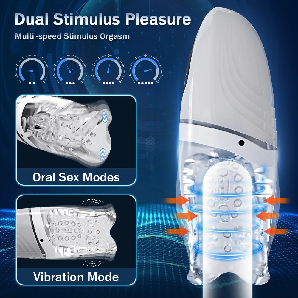 VibeJaw X β Transparent Oral Tease with 3 Motors & 5 Bite Modes πβ‘