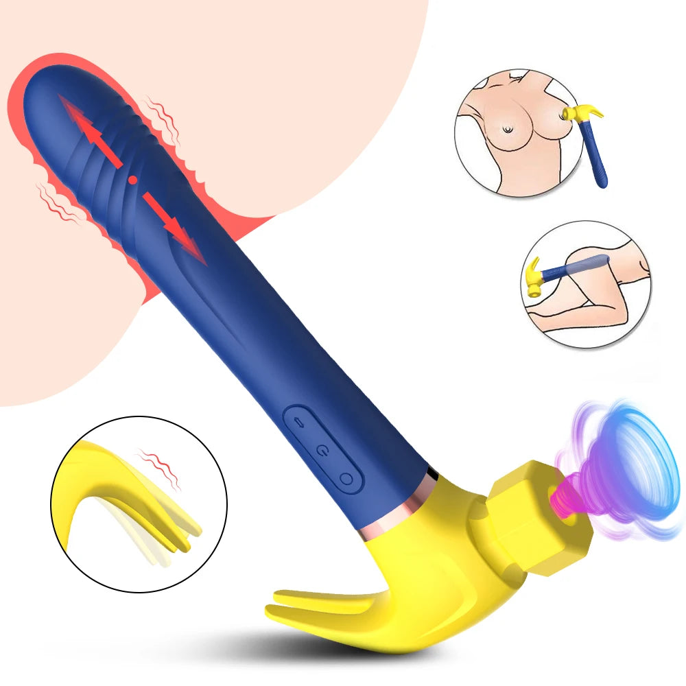 Naughty Fix – Hammer Style Clit & G-Spot Vibrator 🔨💦
